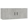 vidaXL Wall Mounted TV Cabinet Concrete Grey 100x34,5x40 cm