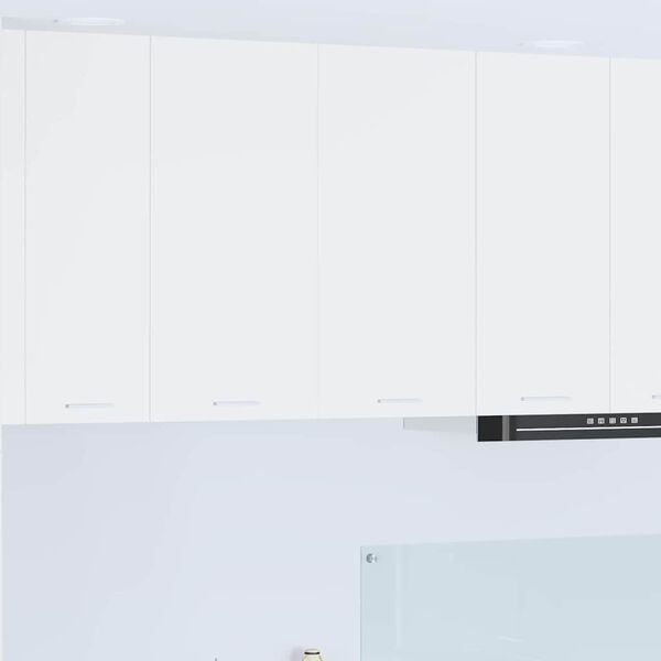 vidaXL Hanging Cabinet with Door White 80 x 31 x 80 cm Engineered Wood