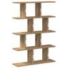 vidaXL Wall Cube Shelf 12 Compartments Artisian Oak Engineered Wood