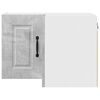 vidaXL Kitchen Cabinet Concrete Grey 57 x 57 x 40 cm Engineered Wood