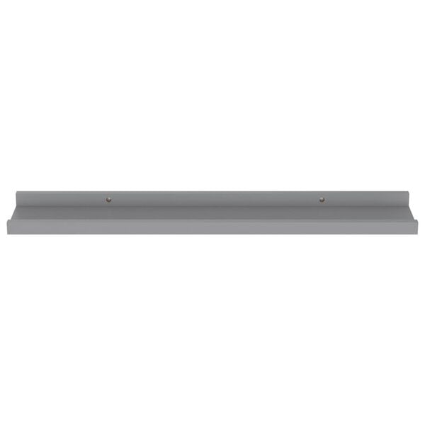 vidaXL Wall Shelves 4 pcs Grey 60x9x3 cm