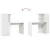 vidaXL Desk 2 pcs White