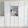 vidaXL Storage Cabinet White 70x42.5x225 cm Engineered Wood