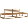 vidaXL Outdoor Sofa Set Natural Solid Acacia Wood