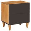vidaXL Bedside Cabinet Light Brown 40 x 33 x 46 cm Solid Acacia wood