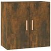 vidaXL Wall Cabinet Smoked Oak 60x30x60 cm Engineered Wood