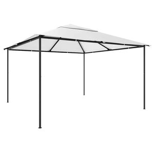 vidaXL Gazebo 4x4x3 m White 180 g/m&sup2;