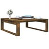 vidaXL Coffee Table Smoked Oak 100x100x35 cm Engineered Wood