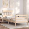 vidaXL Bed Frame without Mattress 90x200 cm Solid Wood