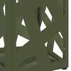 vidaXL Umbrella Stand Olive 15.5 x 15.5 x 49 cm Metal