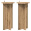 vidaXL Plant Stand 2 pcs Artisan Oak 29.5 x 29.5 x 60 cm