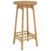 vidaXL Outdoor Bar Table Round Ø55x100 cm Bamboo