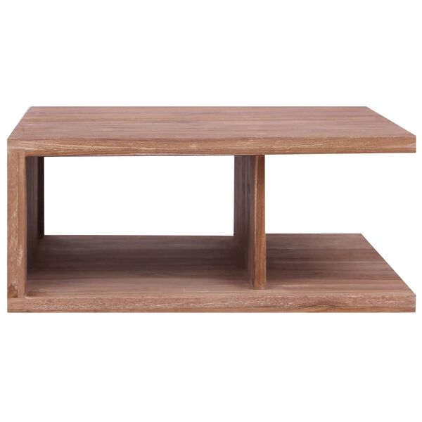 vidaXL Coffee Table 70x70x30 cm Solid Teak Wood