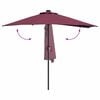 vidaXL Garden Parasol Bordeaux red 294 x 150 x 223 cm Fabric