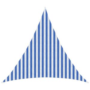 vidaXL Sunshade Sail Blue and White 3 x 3 x 3 m HDPE