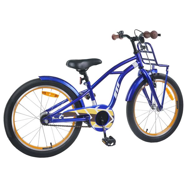 vidaXL Kids Bike 18'' for 5-7 Years Old Dark Blue