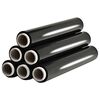 vidaXL Pallet Film Rolls 6 pcs Black 23 &micro;m 624 m