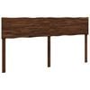 vidaXL Live Edge Headboard ROSTOCK Dark Brown 200 cm Solid Acacia Wood