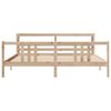 vidaXL Bed Frame with Headboard without Mattress 180x200 cm Super King