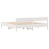 vidaXL Bed Frame without Mattress White 160x200 cm Solid Wood Pine