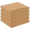 vidaXL Table Cloth 5 pcs Oval Beige 160 x 220 cm Polyester