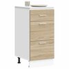 vidaXL Bottom Cabinet Lyon Sonoma Oak 40x46x81.5 cm Engineered Wood