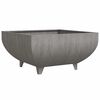vidaXL Fire Pit 80x80x42 cm Corten Steel