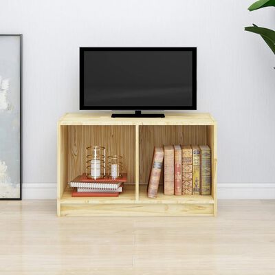 vidaXL TV Cabinet 70x33x42 cm Solid Pinewood