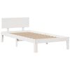 vidaXL Bookcase Bed without Mattress White 140x200cm Solid Wood Pine