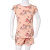 Kids' Pyjamas with Short Sleeves Light Orange 140