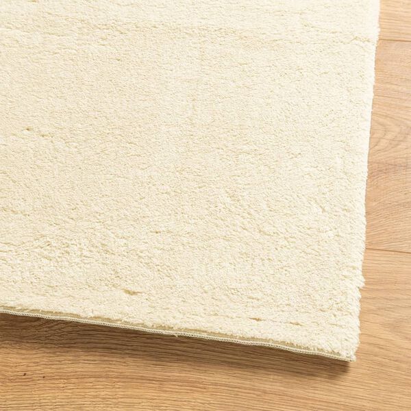 vidaXL Rug HUARTE Short Pile Soft and Washable Cream 120x120 cm