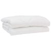 vidaXL Duvet with Pillow 3 pcs White Microfibre