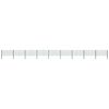 vidaXL Fence Panel with Posts Iron 1557,5x80 cm Green