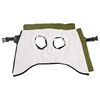 vidaXL Dog Coat with Harness Army Green S Fleece and Polyester