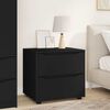 vidaXL Storage Cabinet Black 60 x 48 x 57 cm Engineered Wood