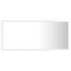 vidaXL LED Bathroom Mirror High Gloss White 90x8.5x37 cm Acrylic