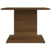 vidaXL Coffee Table Brown Oak 55.5x55.5x40 cm Engineered Wood