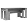 vidaXL Coffee Table Set 2 pcs Grey Sonoma Engineered Wood