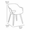 Keter Outdoor Chairs Akola 2 pcs Graphite