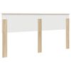 vidaXL Headboard Sonoma Oak 200 cm Engineered wood