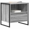 vidaXL Bedside Table Grey Sonoma 50 x 39.5 x 50 cm Engineered Wood