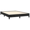 vidaXL Bed Frame without Mattress Black 135x190 cm Double Double Velvet