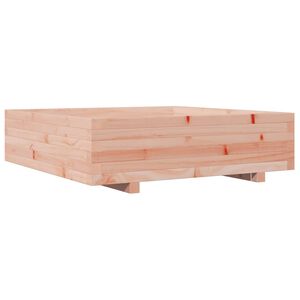 vidaXL Garden Planter 90x90x26.5 cm Solid Wood Douglas