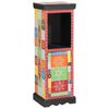 vidaXL Chest of drawers Multicolour 30 x 30 x 90 cm Solid Mango wood