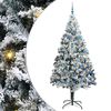 vidaXL Artificial Christmas Tree with 300 LEDs with Stand Green 240 cm