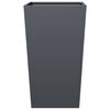 vidaXL Garden Planters Anthracite 2 pcs 45x45x75 cm Steel