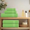 vidaXL 12 Piece Towel Set "FROGN" Apple Green 100% Cotton
