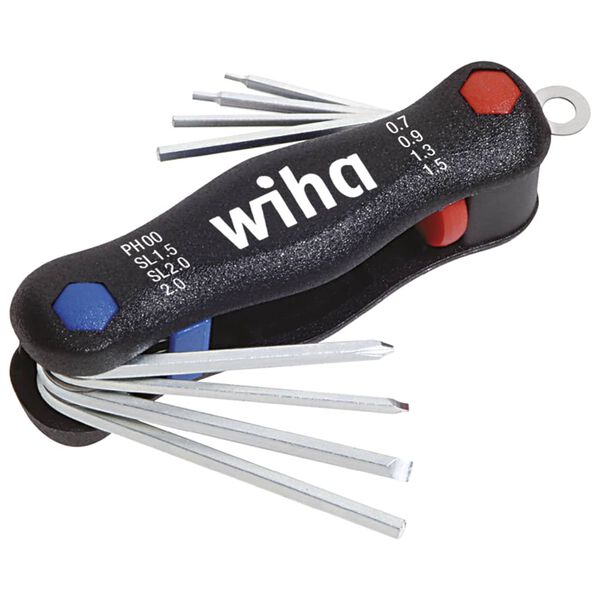 Wiha 8 Piece Multitool Set Pocketstar Mini Slotted