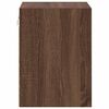 vidaXL Garage Wall Cabinets 2 pcs Brown Oak Engineered Wood