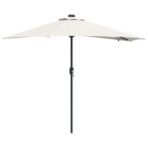vidaXL Garden Parasol Sand 294 x 150 x 223 cm Polyester and Steel